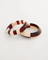 Colorblock Resin Bangles