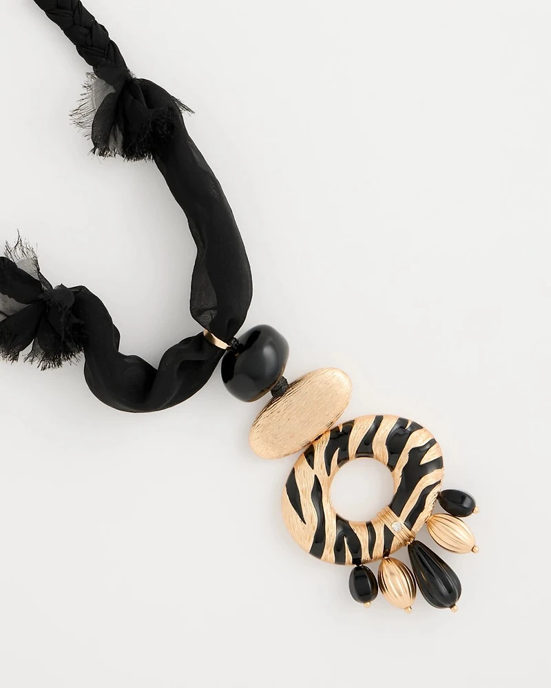 Tiger Pendant Necklace