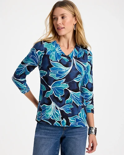 Artisanal Pima Cotton 3/4 Sleeve Tee