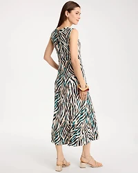 Animal Print Jersey Knit Dress