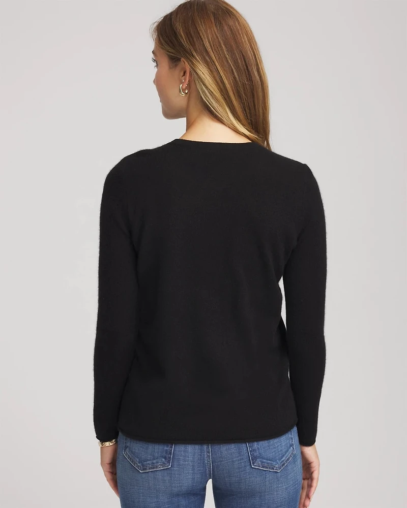 Crewneck Cashmere Pullover Sweater