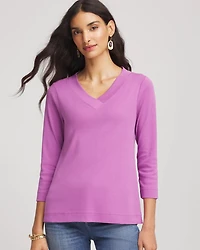 Pima Cotton 3/4 Sleeve Tee