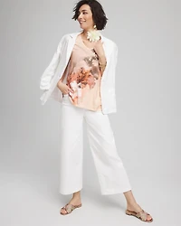 Butterfly Slub V-Neck Tee