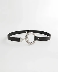 Silver Toggle Trouser Belt