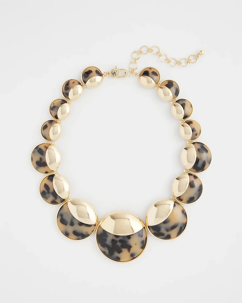 Golden Tortoise Collar Necklace