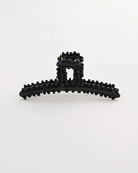 Black Raffia Hair Clip