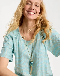 Tassel Fish Pendant Necklace