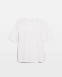 Sequin Embroidered Floral Tee