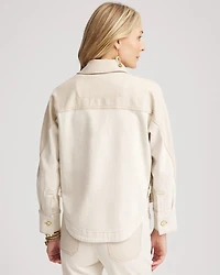 Colorblock Jean Jacket