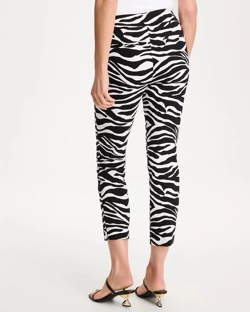 Zebra Brigitte™ Slim Pull-On Crop Pant