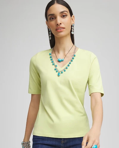 Elbow-Sleeve Perfect Tee