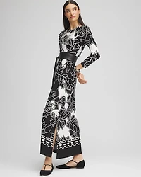Bateau-Neck Jersey Maxi Dress