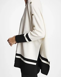 Button Detail Poncho