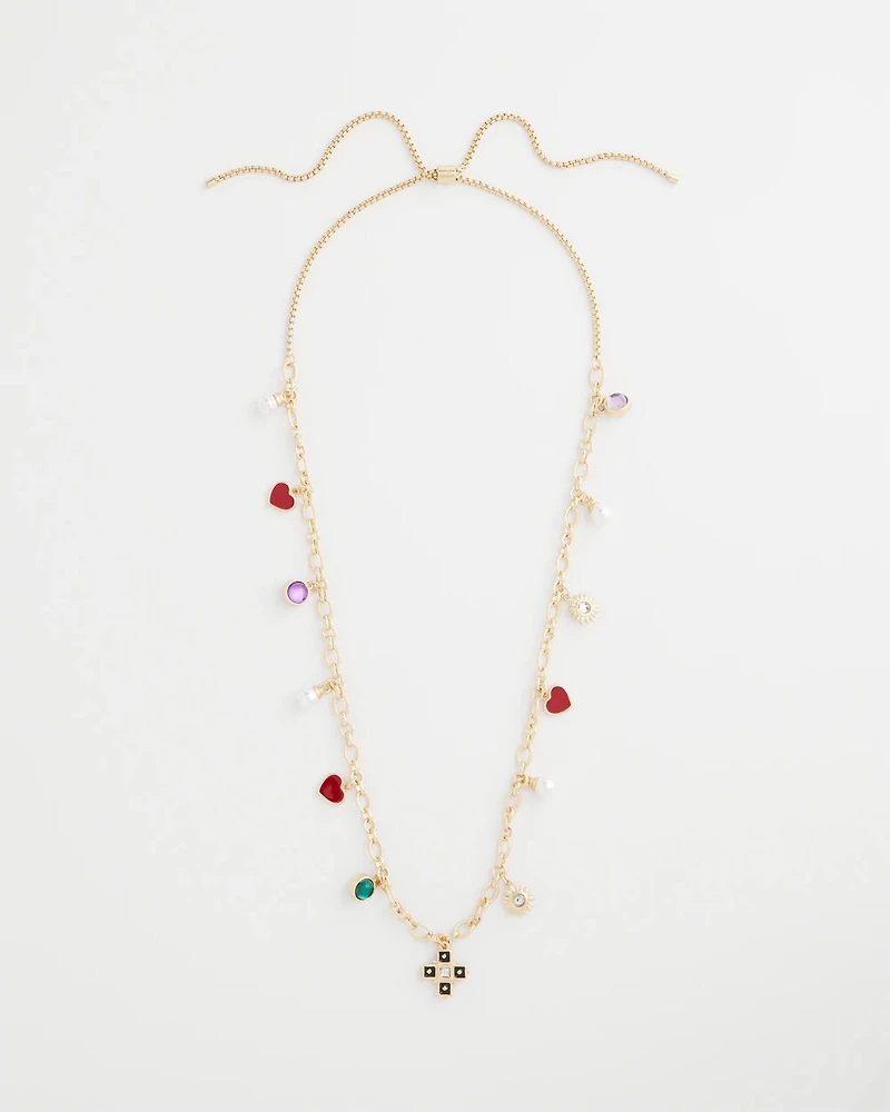 Adjustable Charm Necklace
