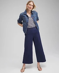 Poplin Culotte Pants