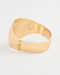 Textured Hinge Cuff Bracelet