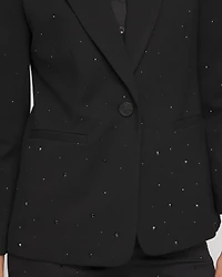 Rhinestone Embellished Blazer