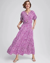 Smocked Waist Maxi Dress