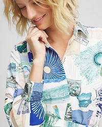 Port Call Maxi Shirtdress