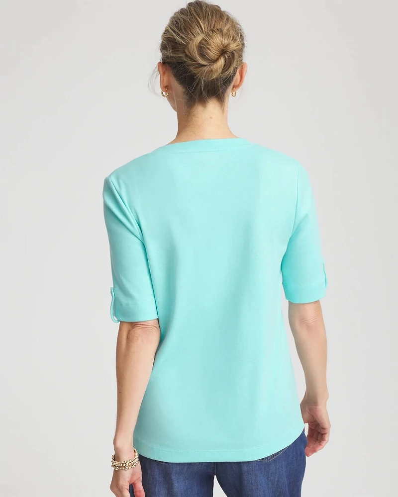 Pima V-Neck Tee