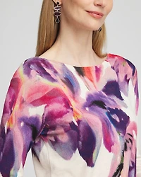 Botanical Bateau Neck Long Sleeve Sweater