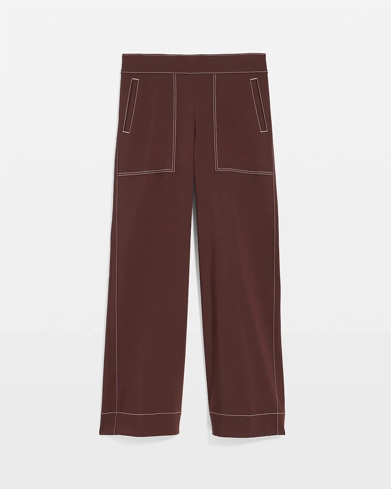 Petite Brigitte™ Utility Wide-Leg Cropped Pants