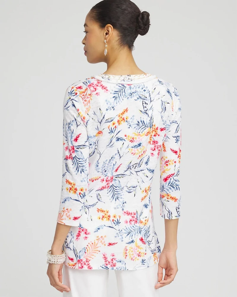 Linen Nautical Embellished Tunic