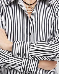 No Iron™ Shimmer Stripes Shirt