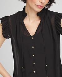Ruffle Collar Blouse