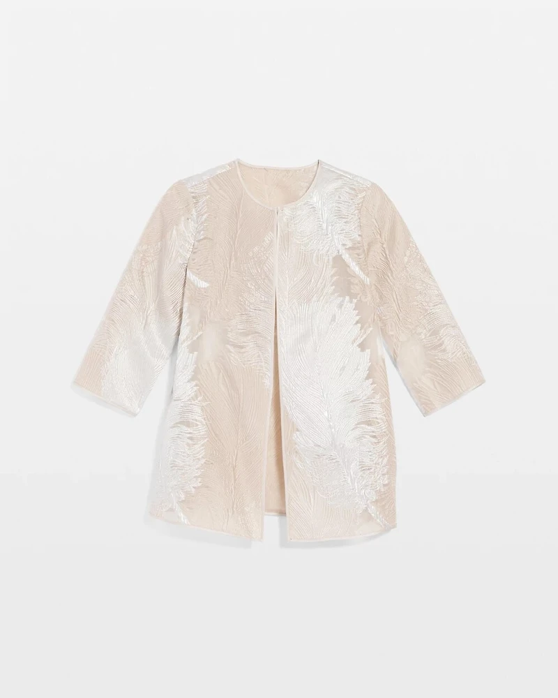 Travelers™ Collection Metallic 3/4 sleeve Jacket