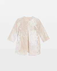 Travelers™ Collection Metallic 3/4 sleeve Jacket