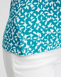 Geo Print Button Detail Tank