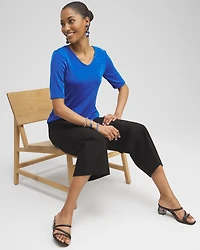 Travelers™ Collection Crepe Cropped Pants