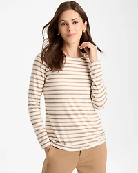 Touch of Cool™ Striped Layering Tee