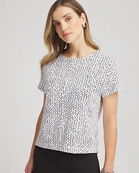 Zenergy® UPF Geo-Print Dolman Top