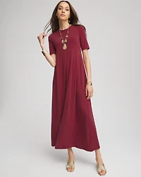 Stretch-Jersey Maxi Dress