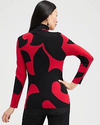 ECOVERO Scrolls Turtleneck Sweater