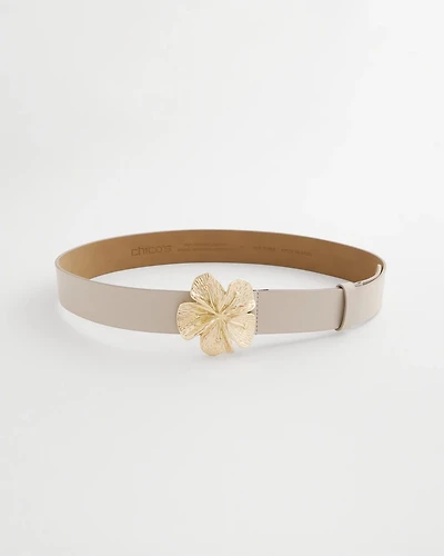 Floral Buckle Trouser Belt