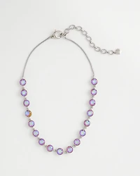 Iridescent Gem Short Necklace