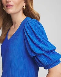Gathered Sleeve Tee