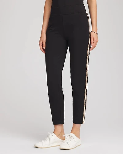 Zenergy® Lattice-Trim Ankle Pants