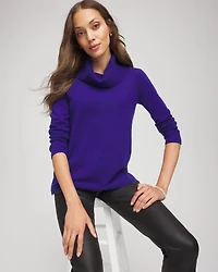 Cowlneck Cashmere Pullover Tunic