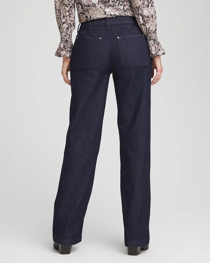 High-Rise Trouser Jeans