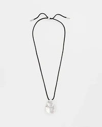Silver Tone Circles Pendant Necklace