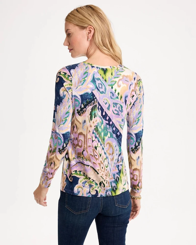 Paisley Touch of Cool™ Layering Tee