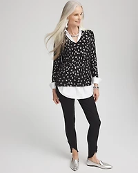 Tulip Hem Pull-On Ankle Jeggings