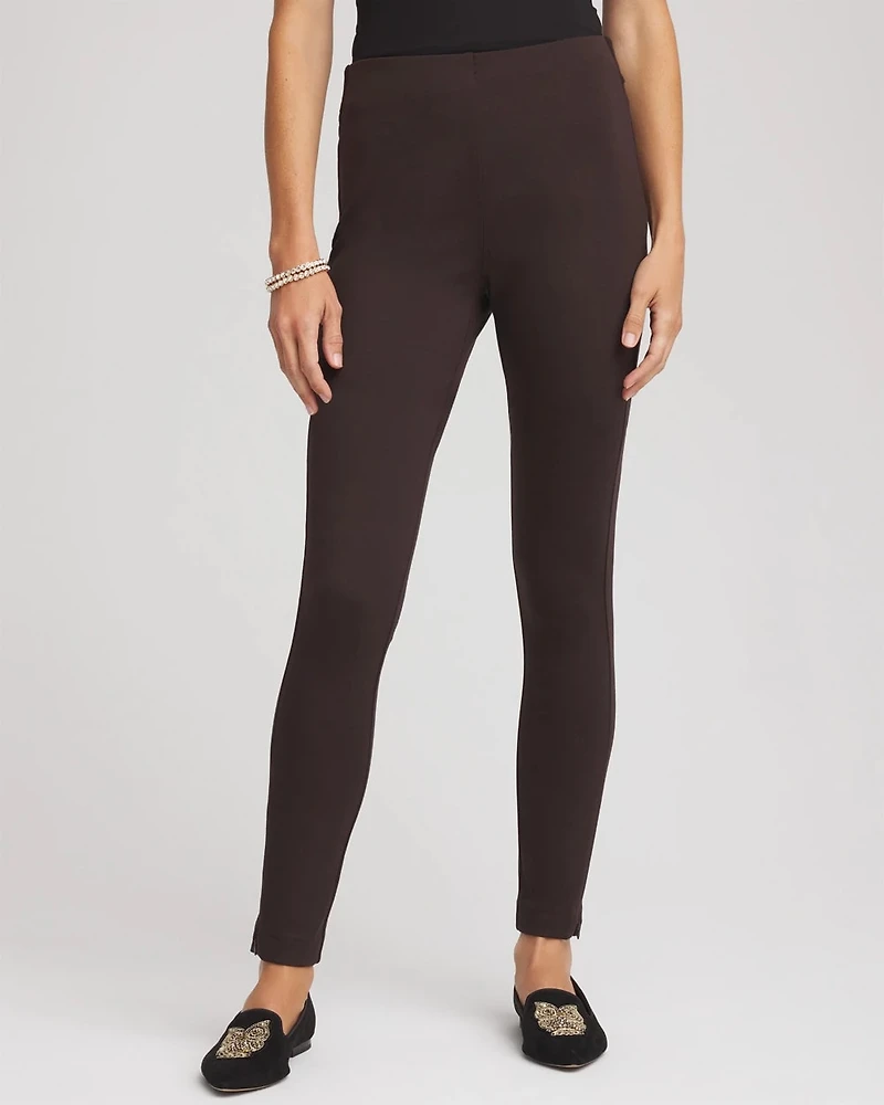 Juliet Slim Zip-Ankle Leggings