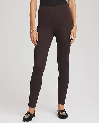 Juliet Slim Zip-Ankle Leggings