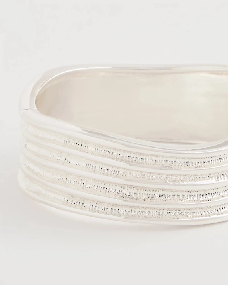 Silvertone Cuff Bracelet