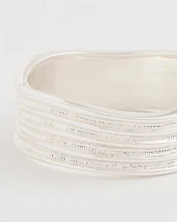 Silvertone Cuff Bracelet